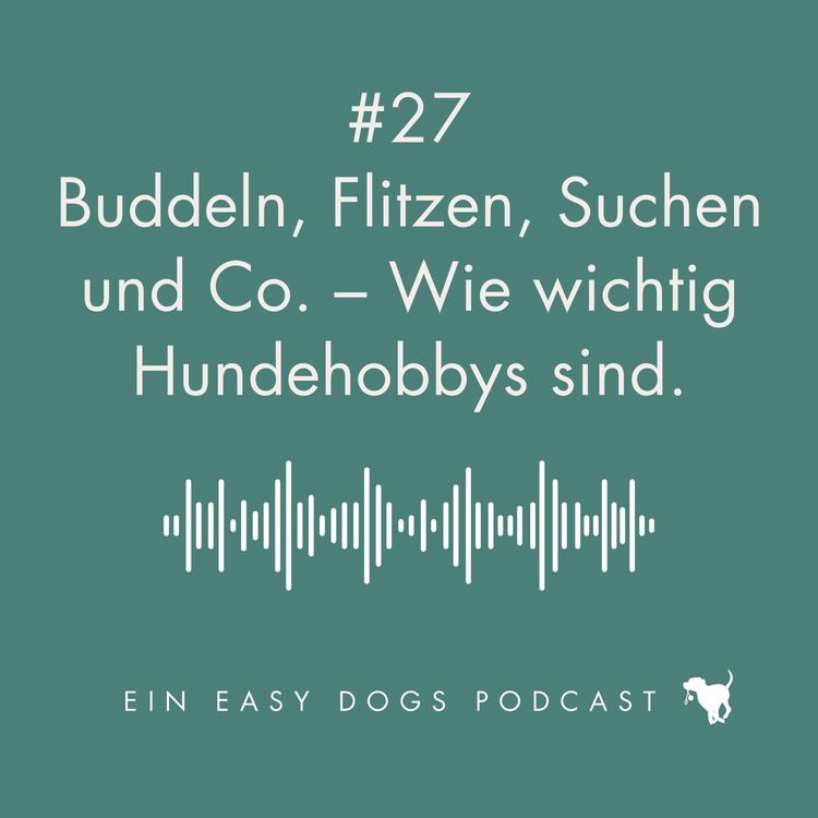cover art for #27 Buddeln, Flitzen, Suchen und Co. - Wie wichtig Hundehobbys sind.