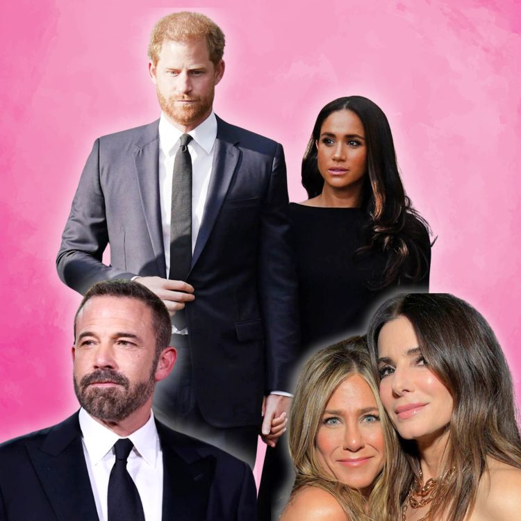 cover art for King Charles Draws the Line with Harry & Meghan, Sandra & Jen’s Friendship Confessions, Ben Affleck & Robert Pattinson Take Over Venice