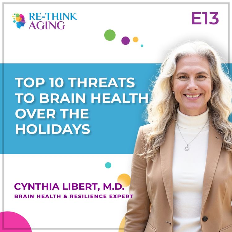 cover art for E13: Top 10 Threats to Brain Health Over the Holidays