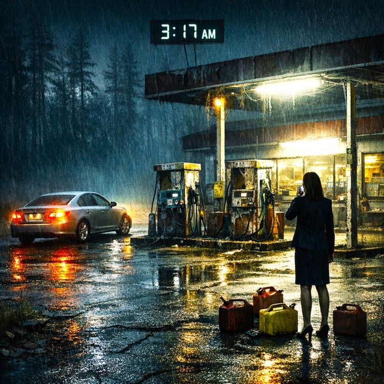 cover art for 4 Scary TRUE Out Of Gas Horror Stories