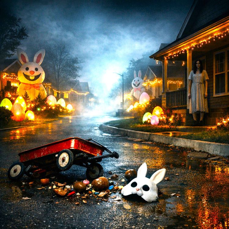 cover art for 4 Disturbing TRUE Easter Scary Stories