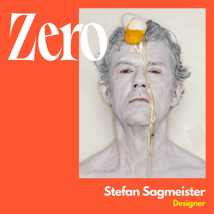 cover art for "I care very much about the audience" avec Stefan Sagmeister