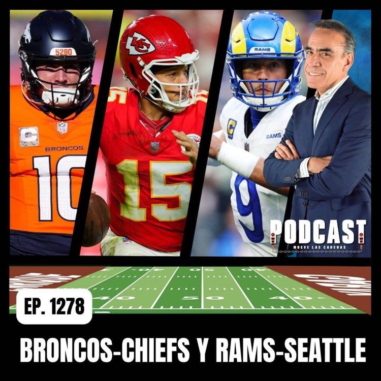 cover art for El día esperado en dos divismes muy peleadas. Bo Nix y sus Broncos tienen que demostrar que le pueden ganar a Mahomes en un día fundamental. En la NFC toca a Sam Darnold y los Seahawks contra Matthew Stafford y sus Rams que lucen imparables.