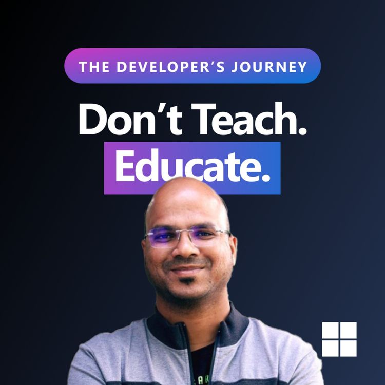 cover art for Don't teach. Educate.