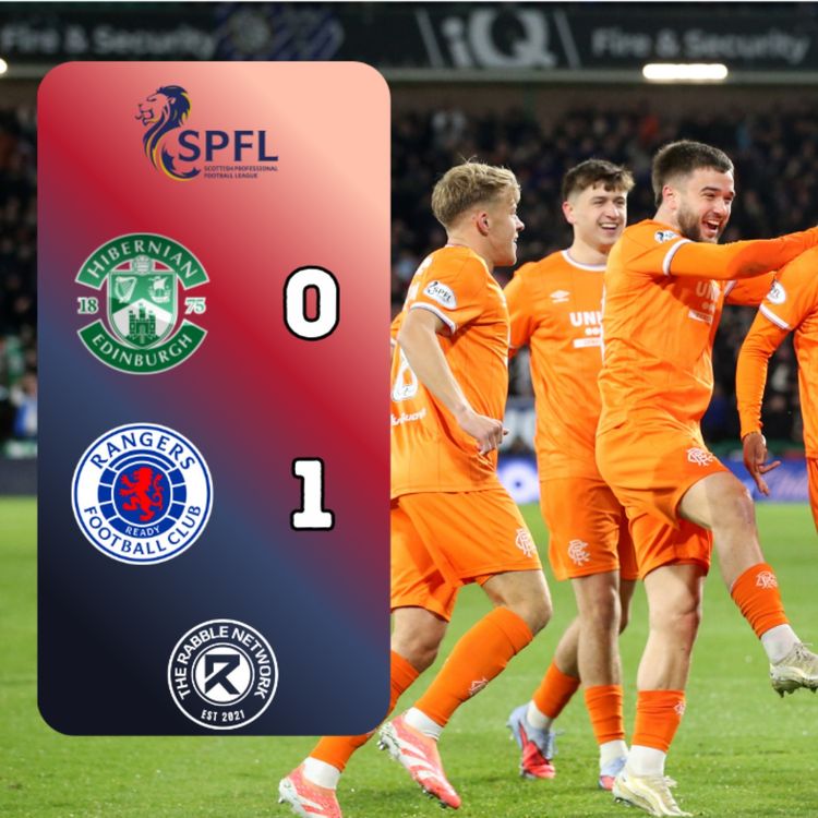 cover art for Massive WIN and a clean sheet to boot | Hibernian 0-1 Rangers