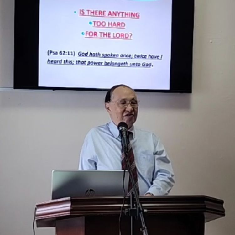 cover art for Is there anything too hard for the Lord?