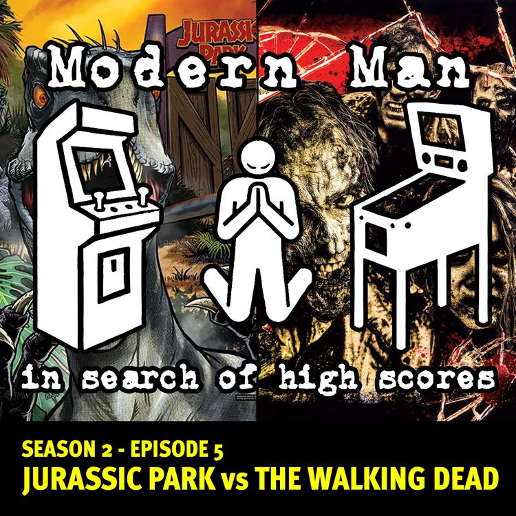 cover art for Jurassic Park vs The Walking Dead