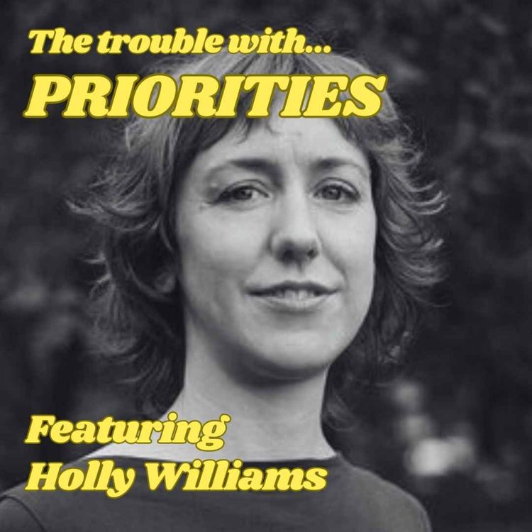 cover art for The Trouble with Priorities, featuring Holly Williams