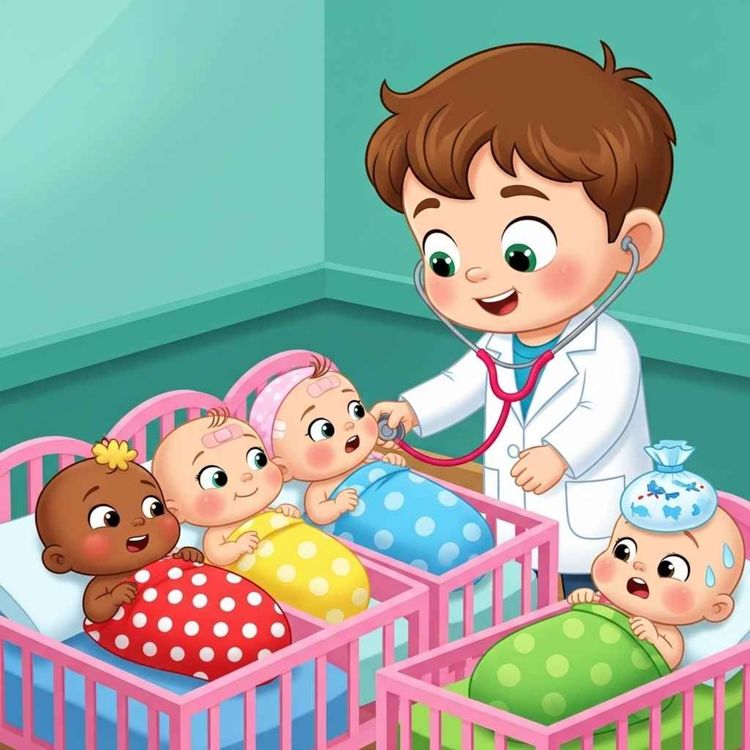 cover art for Ten Little Babies Boo Boo | NEW KIDS SONG | New fun educational song OUT NOW