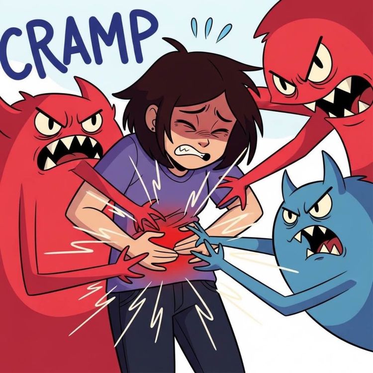 cover art for Why Do Muscles Go 'OUCH!’? | Cramps ka raaz KHOJ liya! 🔍✨"