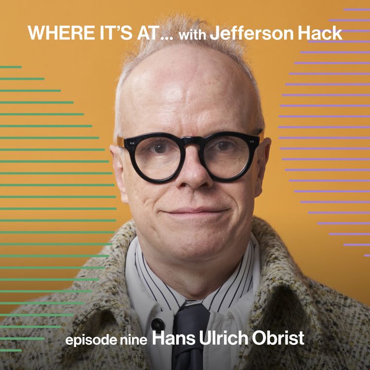 cover art for WHERE IT'S AT … with Hans Ulrich Obrist