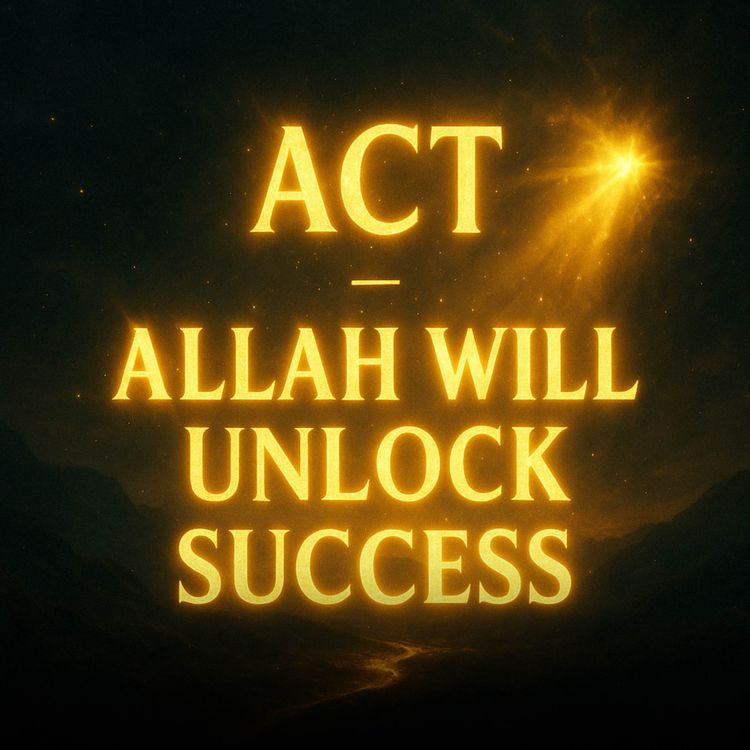 cover art for Lecture - Act And Allah Will Unlock Success | Omar Suleiman
