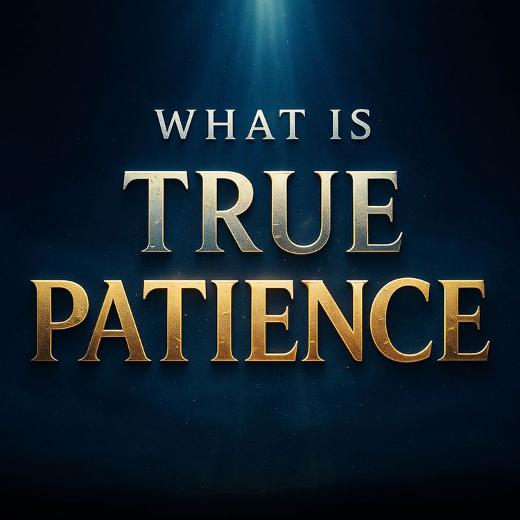 cover art for What Is True Patience? | Bilal Assad