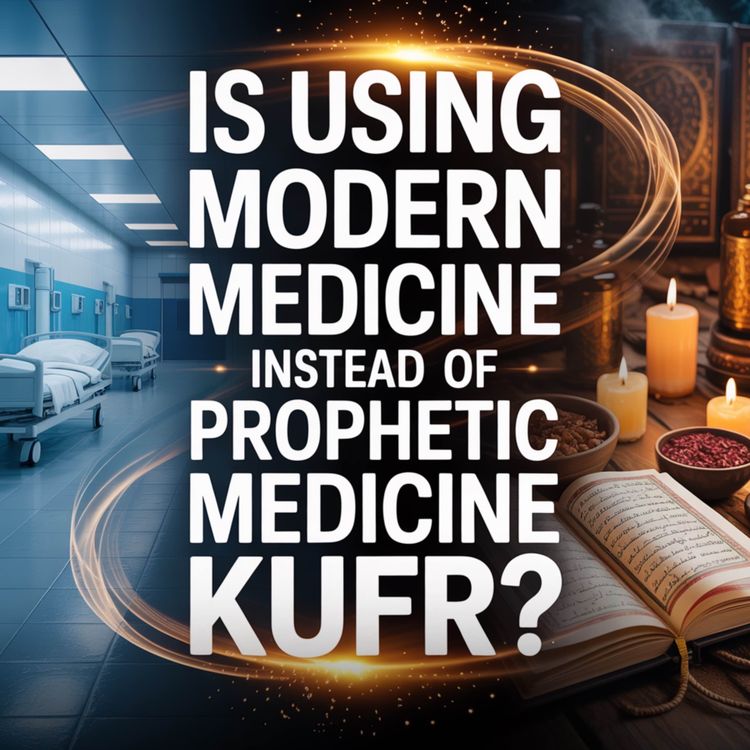 cover art for Is Using Modern Medicine Instead of Prophetic Medicine Kufr? | Zakir Naik