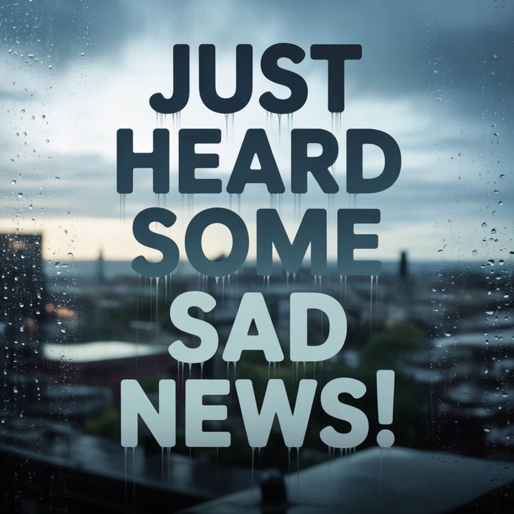 cover art for Just Heard Some Sad News! | Mufti Menk
