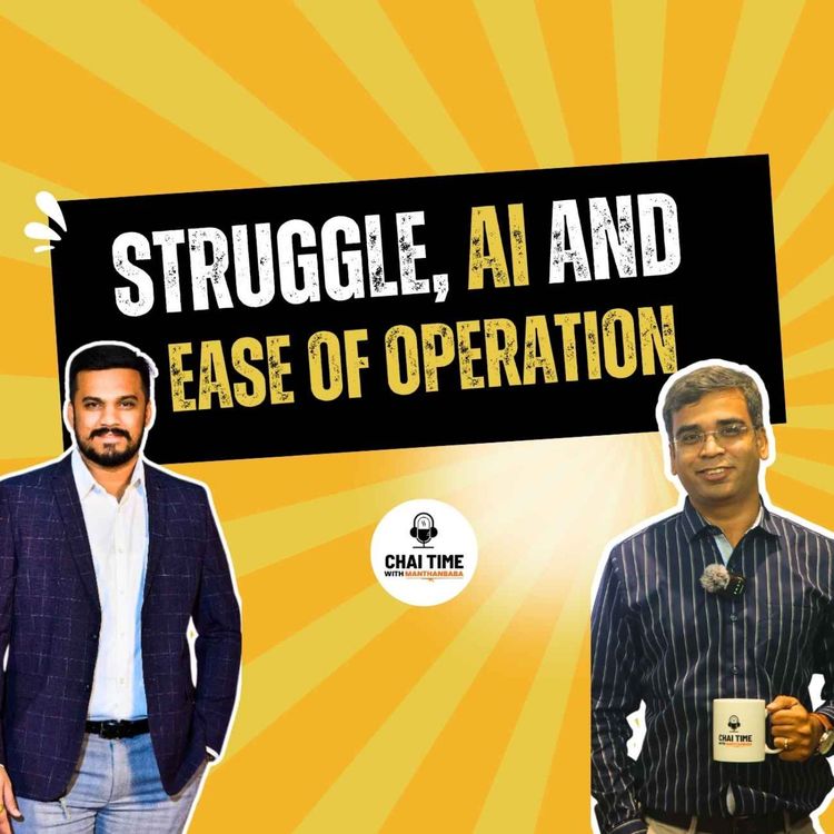 cover art for Indian AI Revolution: Startups, AI & Smart Strategies | Upendrasinh X Chaitime with Manthanbaba