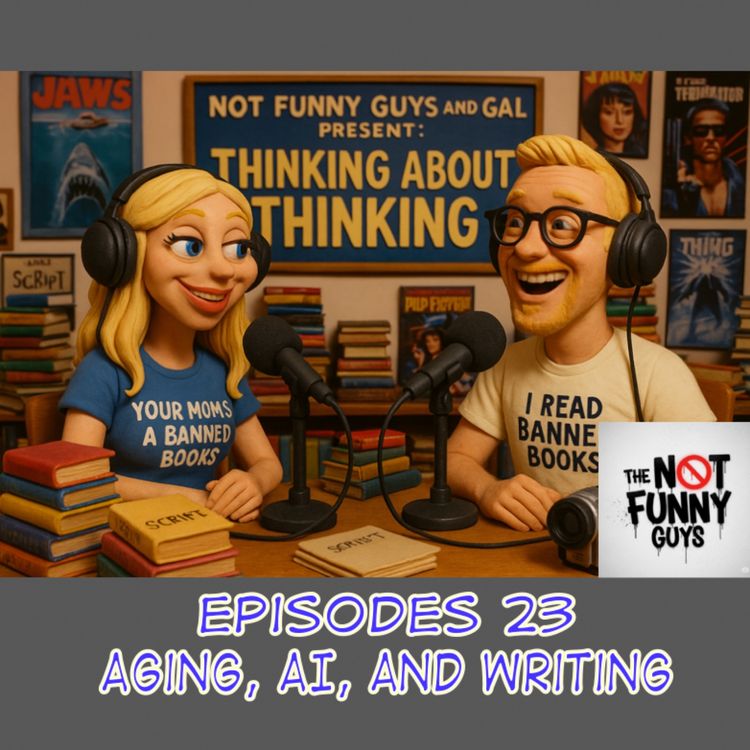 cover art for Episode 23: Aging, AI, and Writing