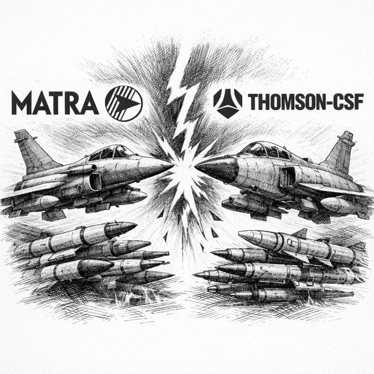 cover art for Opération couper les ailes de l'oiseau : la guerre Matra/Thomson