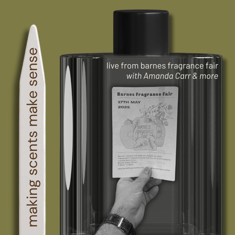 cover art for Live from Barnes Fragrance Fair with Founder Amanda Carr & more