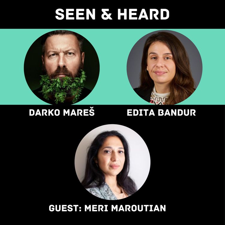 cover art for Who Owns English: Meri Maroutian