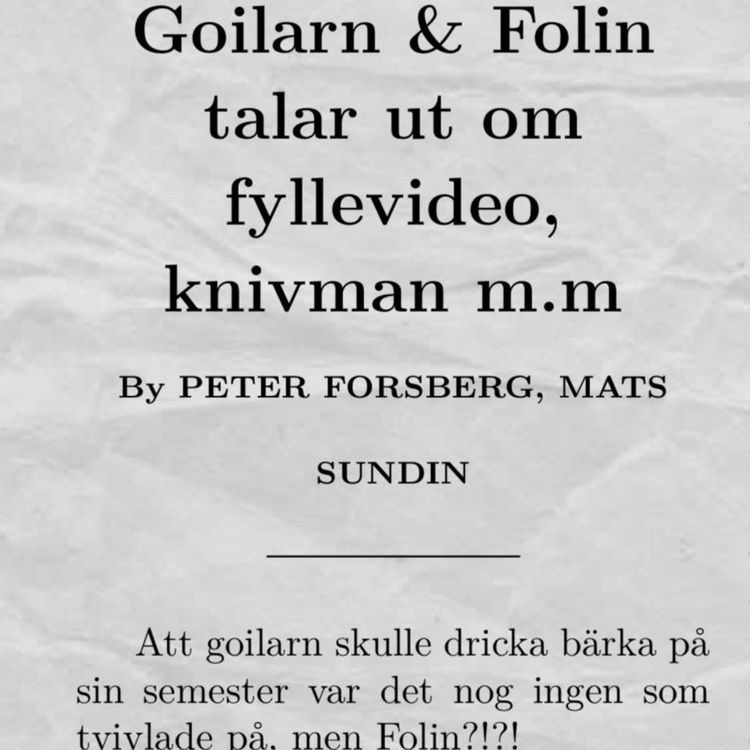 cover art for Goilarn & Folin avsnitt 14