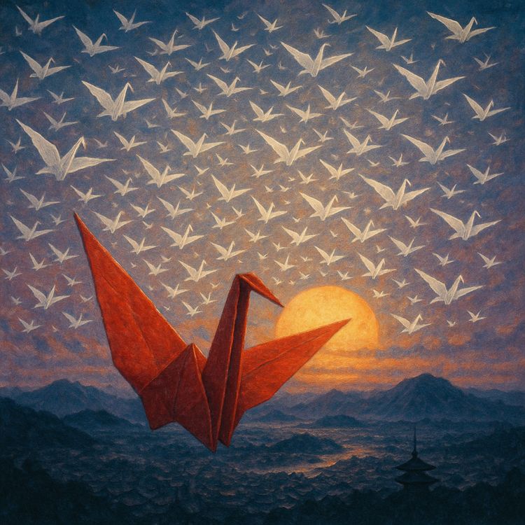 cover art for Episode 45 - 1000 Paper Cranes