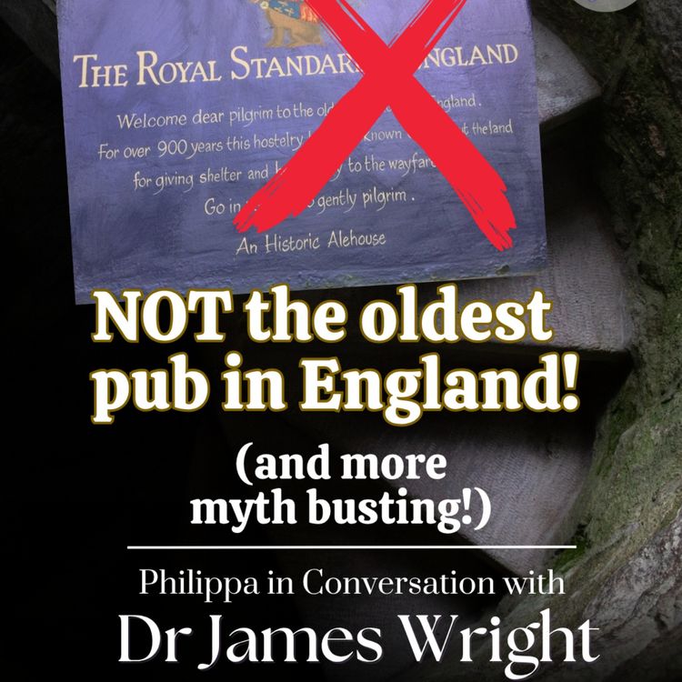 cover art for Oldest pub? Secret passageways? Spiral staircases oriented for sword fighting? SPOILER, they're not!