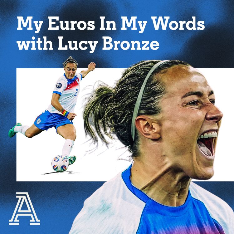 cover art for Lucy Bronze shares untold stories from England's winning run: My Euros In My Words