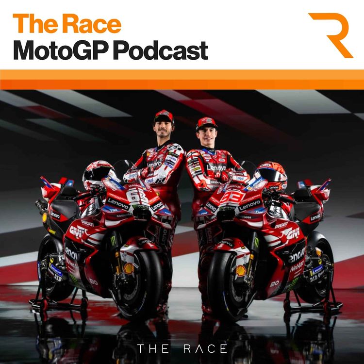 cover art for Ducati’s 2026 MotoGP bike details and big Marquez admission