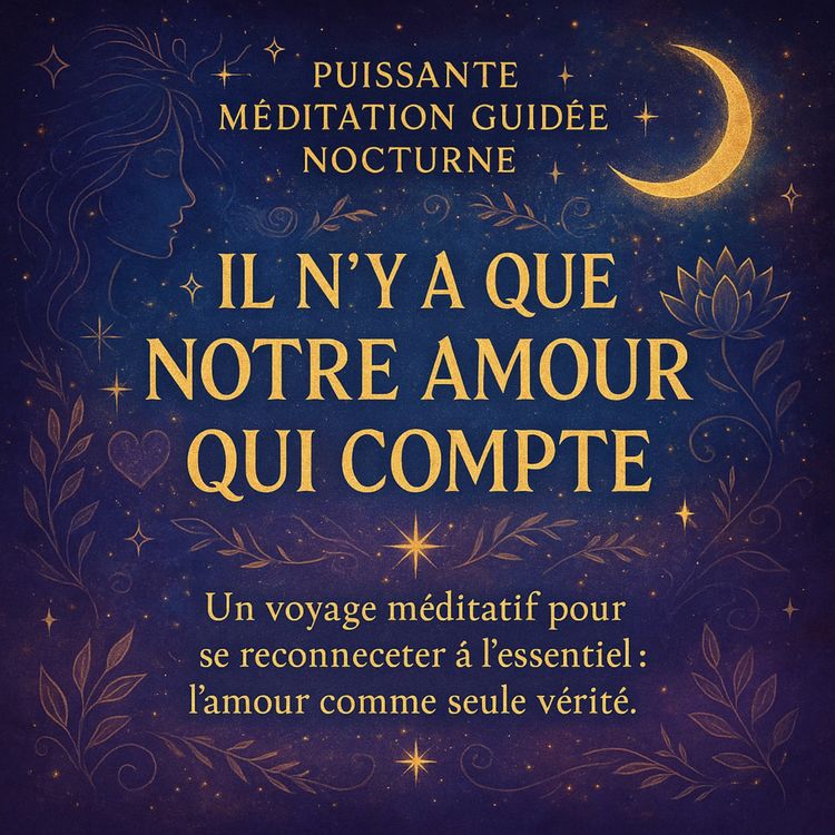 cover art for Il n’y a que Notre Amour qui Compte : Puissante Méditation Guidée Nocturne 