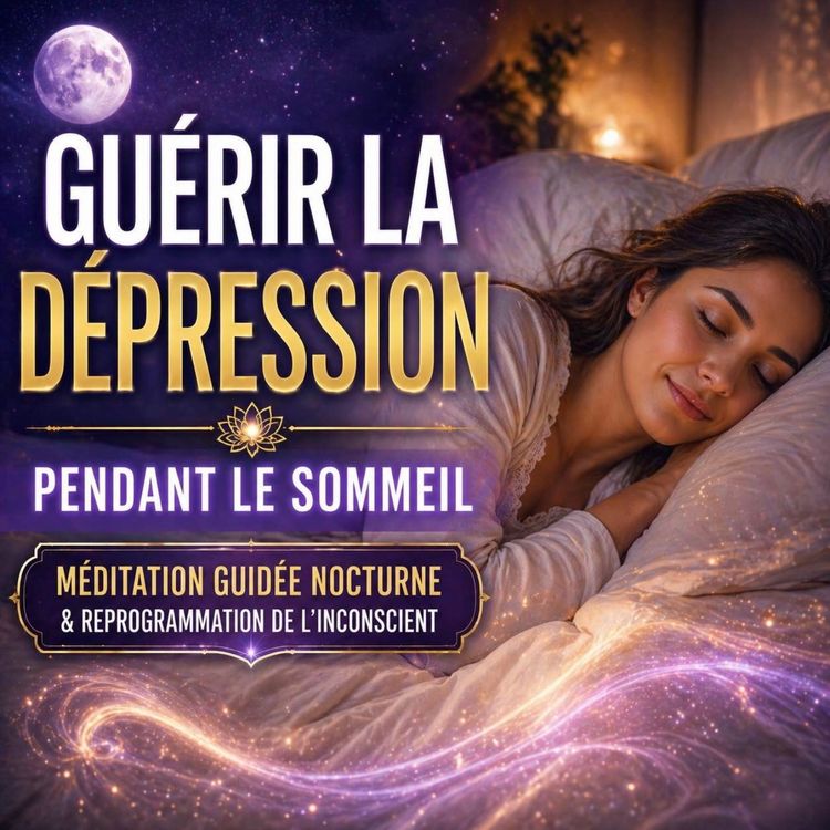 cover art for Guérir la Dépression Pendant le Sommeil : Méditation Guidée Nocturne & Reprogrammation de l’Inconscient