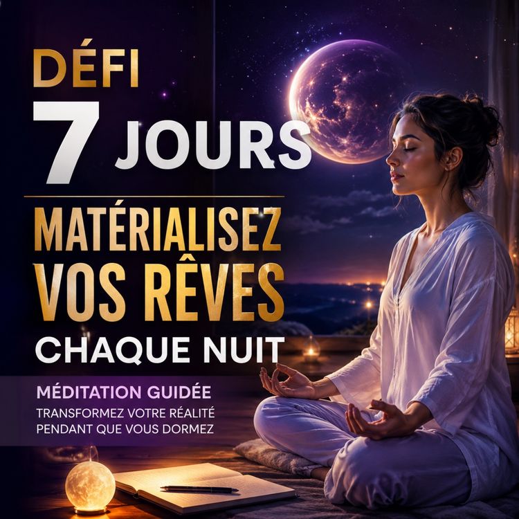 cover art for Défi 7 Jours : Matérialisez Vos Rêves Chaque Nuit avec la Méditation Guidée Cinquième Saison