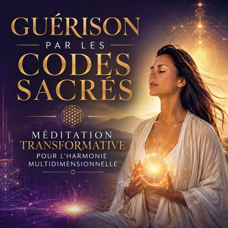 cover art for Guérison par les Codes Sacrés : Méditation Transformative pour l’Harmonie Multidimensionnelle