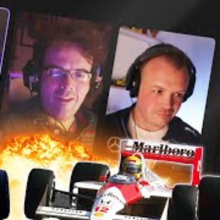 cover art for Wimbo's F1 podcast  The BATTLE! Ep 1 featuring @LawVS and @TheGridGab