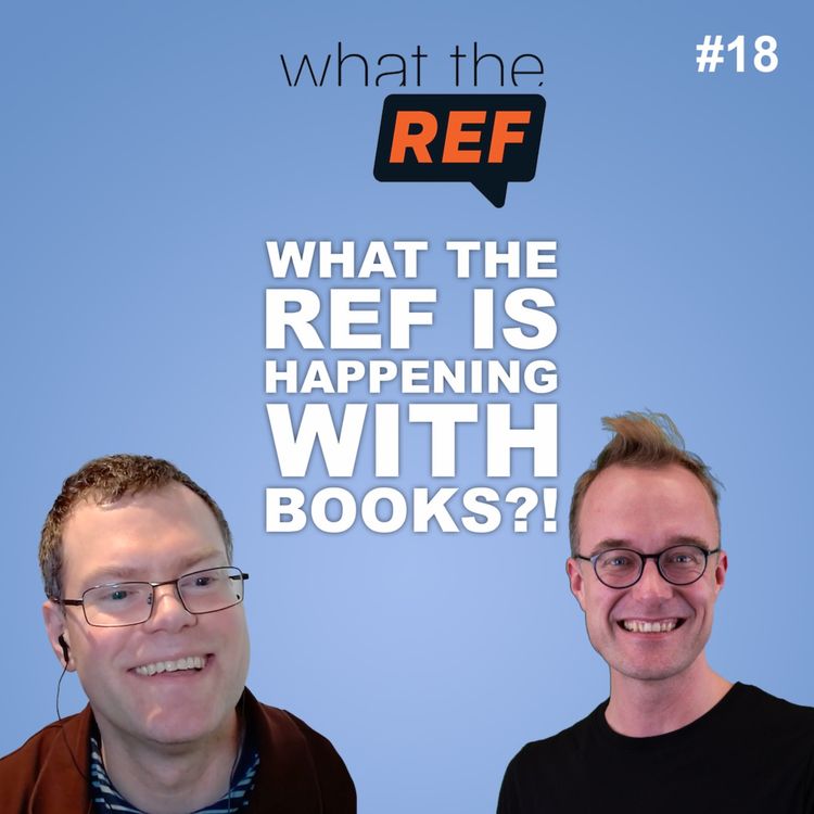 cover art for What the REF is happening with books?!