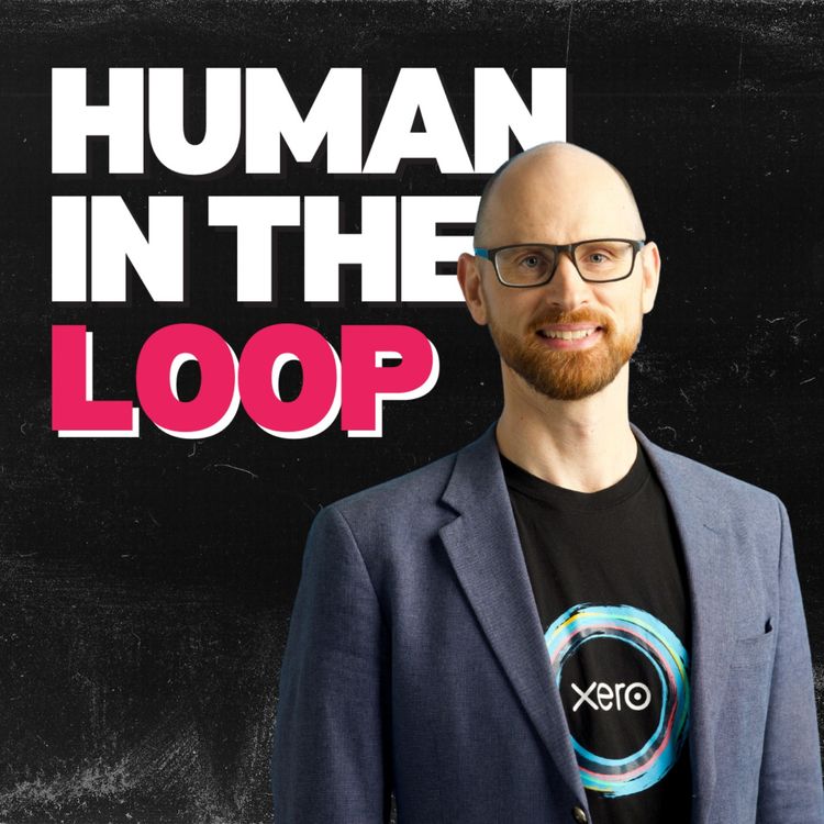 cover art for A Positive & Practical Take on AI with James Bergin from Xero