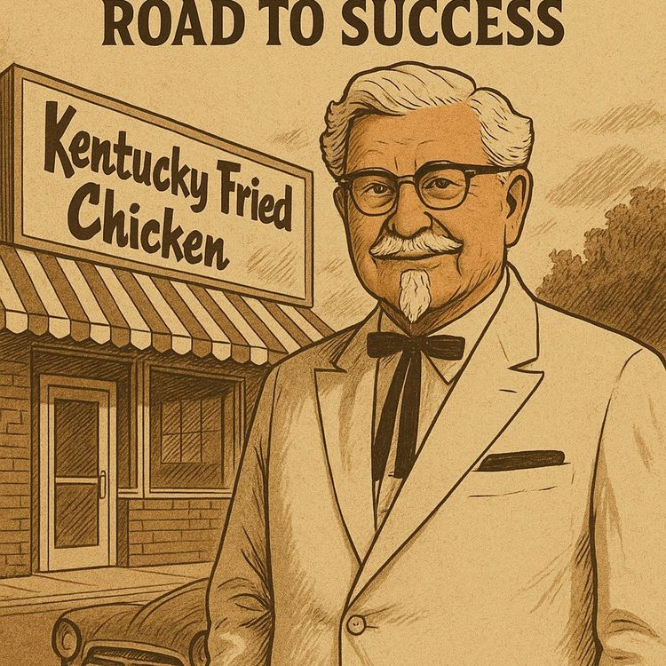 cover art for The Real Colonel Sanders' Road to Success