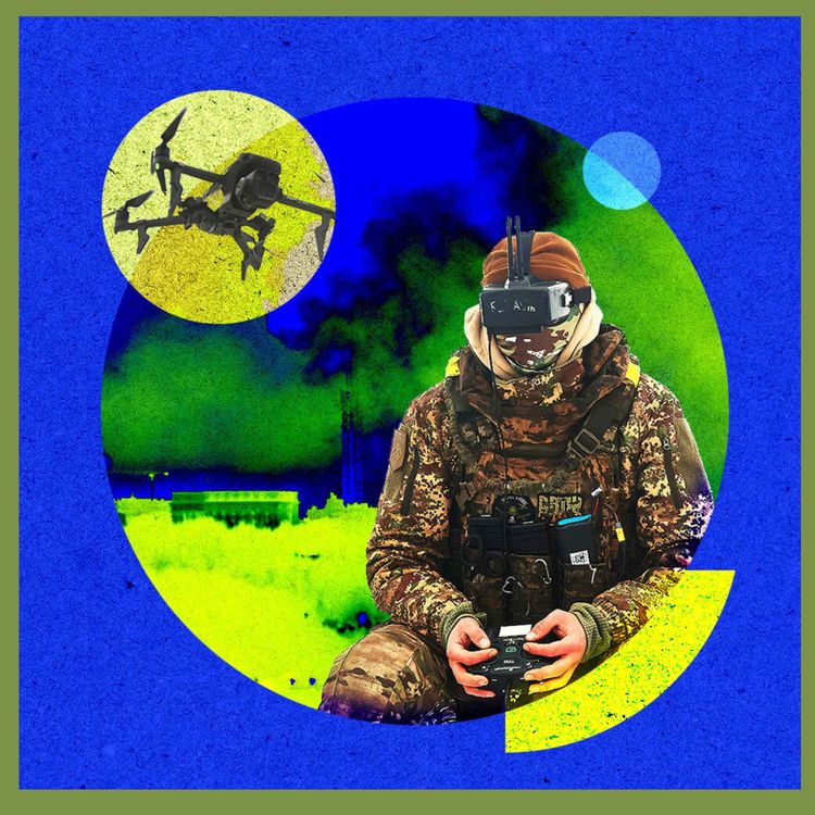 cover art for How AI drones are changing the war in Ukraine