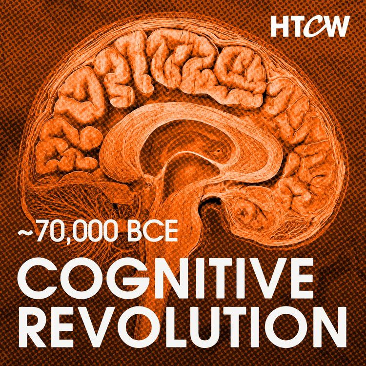 cover art for [~70,000BCE] - Language: The Cognitive Revolution that gave us Words, Art, Religion, Shame and Execution