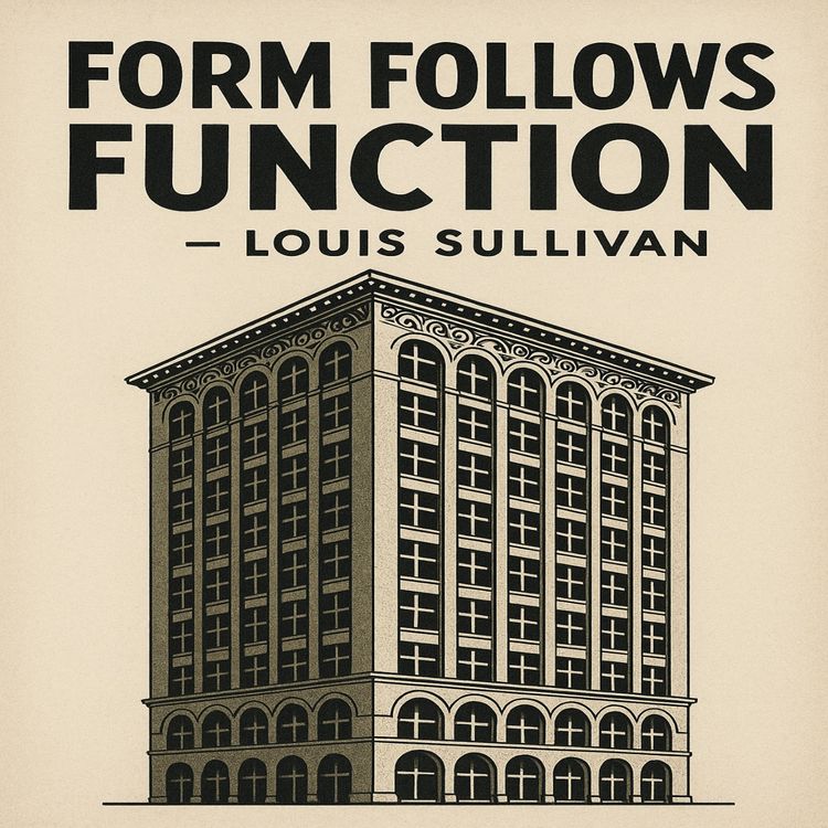 cover art for Form follows…the society