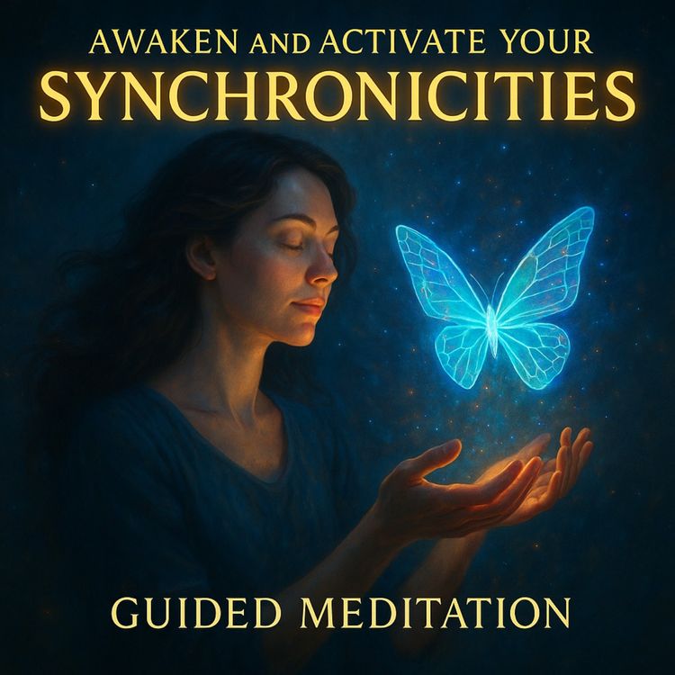cover art for Unlock the Power of Synchronicity: A Deep Hypnosis Journey Through Past, Present & Future