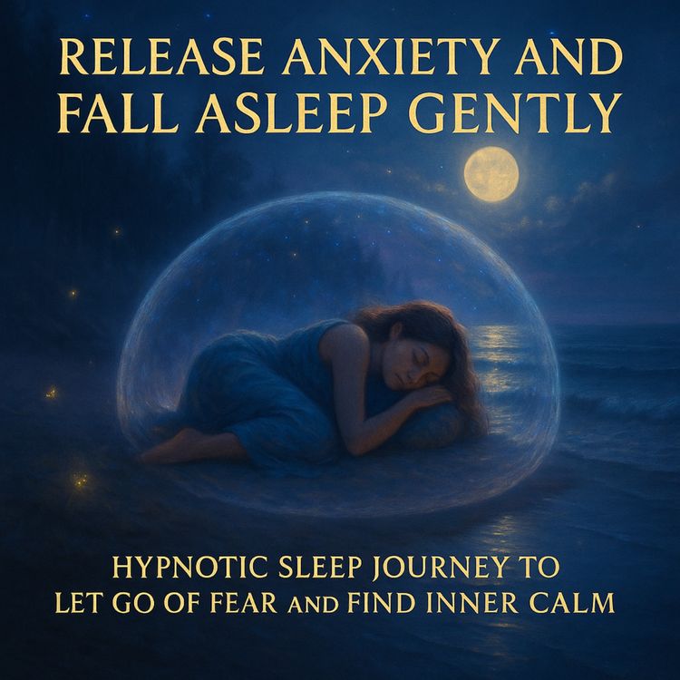 cover art for Anxiety Meditation: Fall Asleep Easily & Release Your Fears and Ruminations