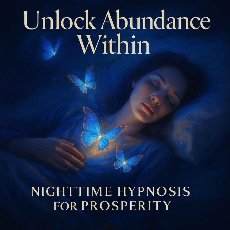 cover art for Guided Nighttime Hypnosis to Unlock Abundance 