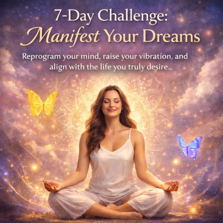 cover art for 7-Day Challenge: Manifest Your Dreams with This Guided Meditation | Law of Attraction