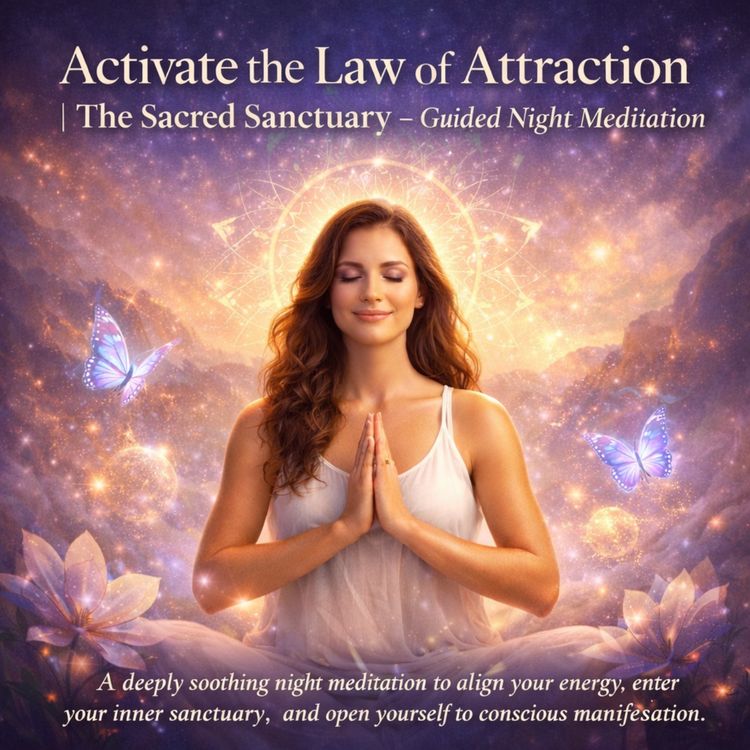 cover art for The Sacred Sanctuary | Guided Night Meditation to Activate the Law of Attraction