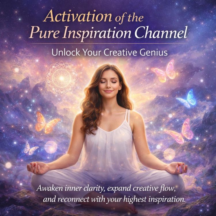 cover art for Activation of the Pure Inspiration Channel | Unlock Your Creative Genius