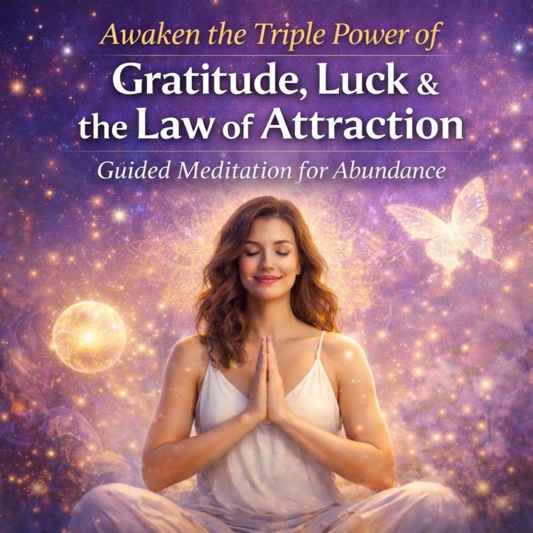 cover art for Awaken the Triple Power of Gratitude, Luck & the Law of Attraction | Guided Meditation for Abundance