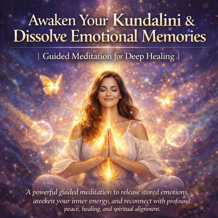 cover art for Awaken Your Kundalini & Dissolve Emotional Memories | Guided Meditation for Deep Healing