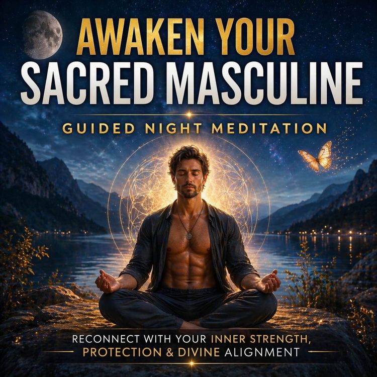 cover art for Awaken Your Sacred Masculine | Guided Night Meditation for Inner Strength, Protection & Divine Alignment
