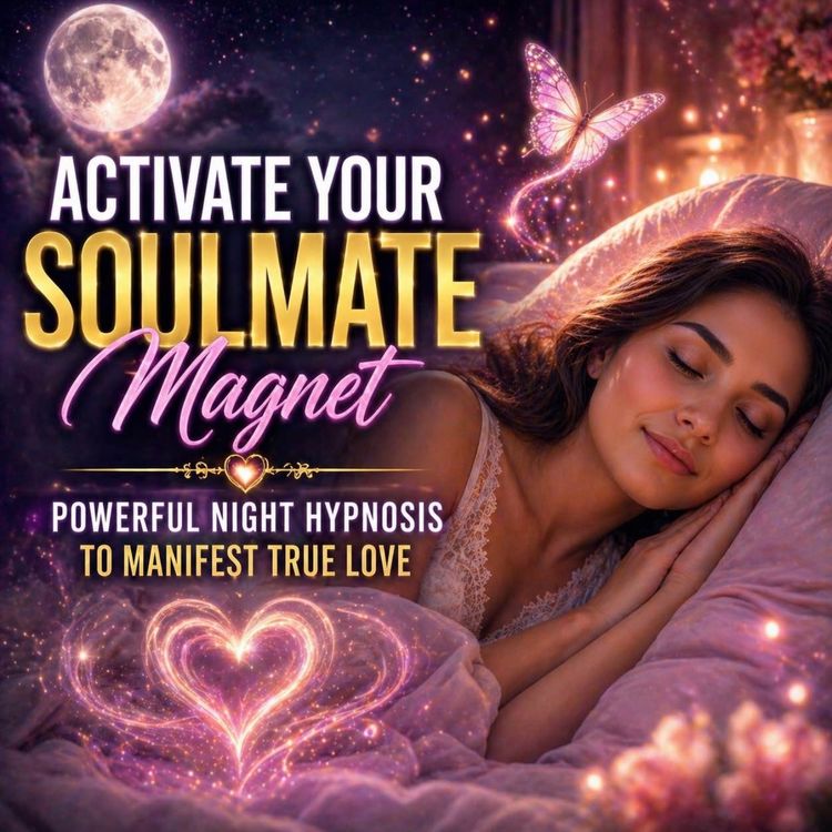 cover art for Activate Your Soulmate Magnet While You Sleep: Powerful Night Hypnosis to Manifest True Love